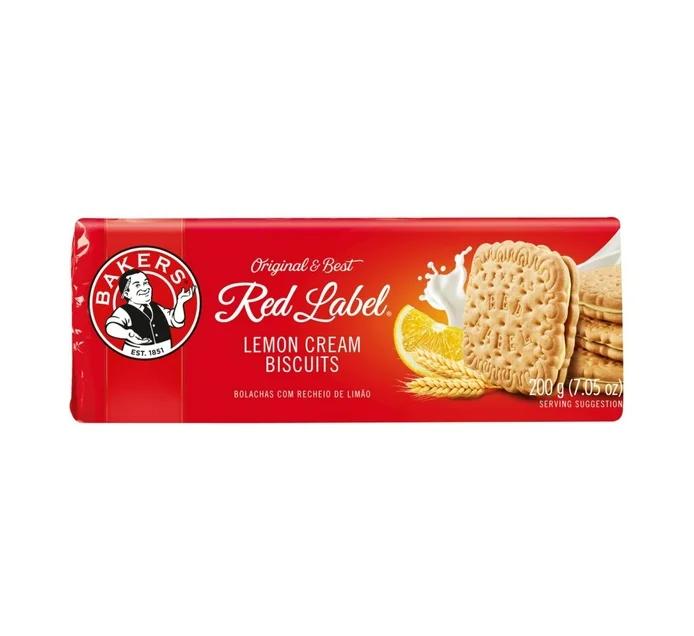 Bakers Red Label Lemon Cream Biscuits