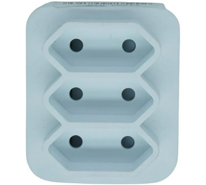 Inyati Electric Multiplug Adapter 3x5A Three Pin Plug (White)