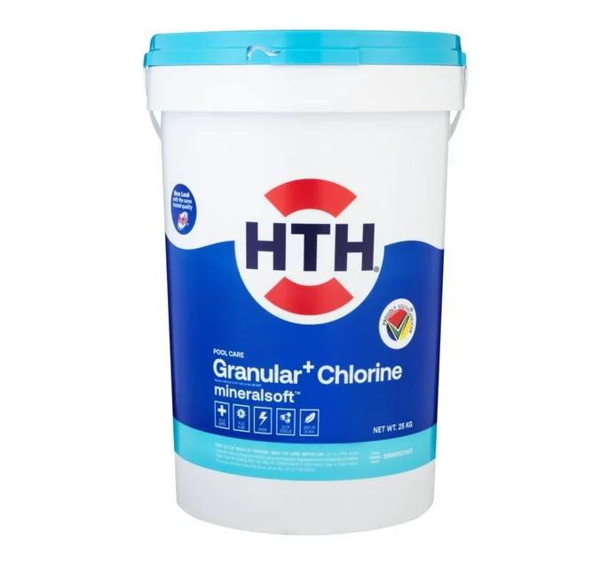 Hth 25 kg Granular+ Mineralsoft Pool Chlorine