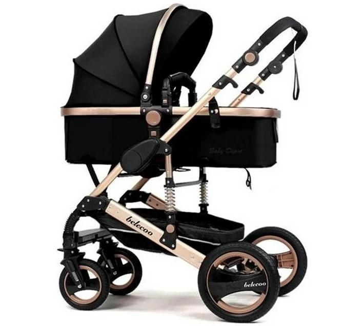Baby stroller 2 in 1 699531342468 Stroller Pram (Multi, Black)