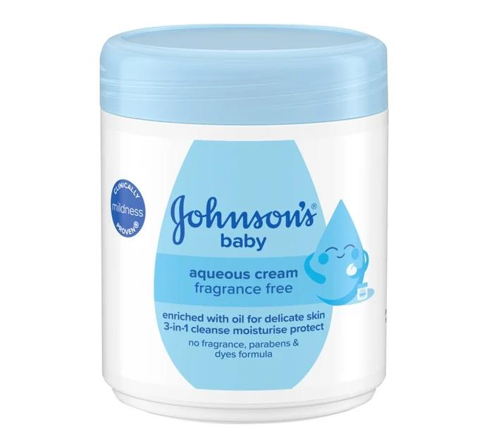 Johnson's Baby Aqueous Cream Fragrance Free 500ml